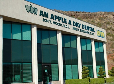 An Apple A Day Dental Office Building